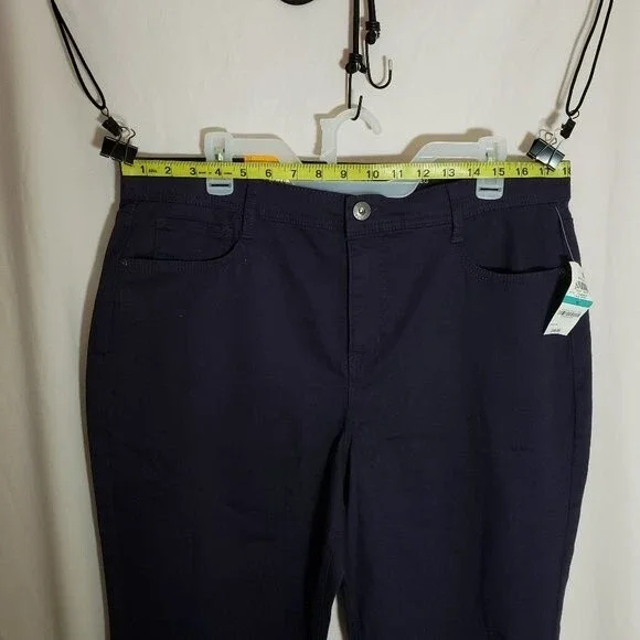 Style & Co Dark Grape Slim Leg High Rise Tummy Control (AN) - Picture 8 of 11